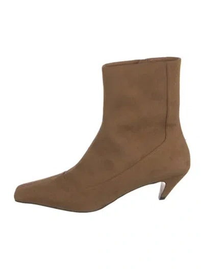 Pre-owned Stella Mccartney Suede Boots W/ Tags In Brown