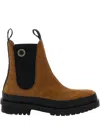 Stella Mccartney Ankle Boots With Elastic Side Panels In Brown