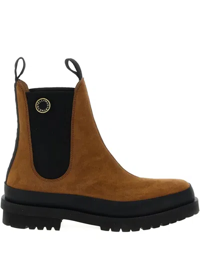 STELLA MCCARTNEY SUEDE CHELSEA BOOTS