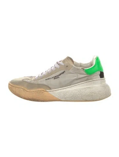 Pre-owned Stella Mccartney Suede Chunky Sneakers In Neutrals