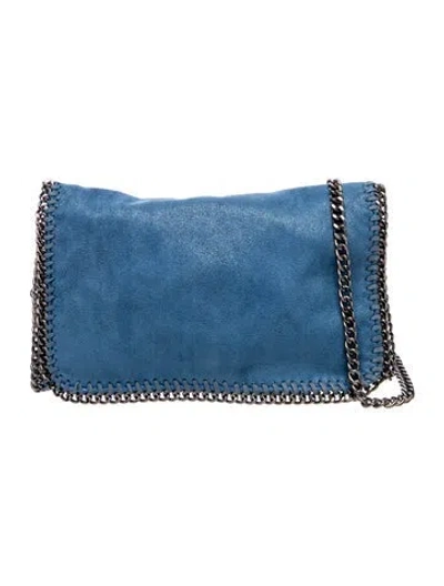 Pre-owned Stella Mccartney Suede Clutch In Blue
