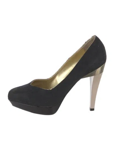 Pre-owned Stella Mccartney Suede Pumps In Black