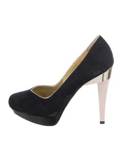 Pre-owned Stella Mccartney Suede Pumps In Multi