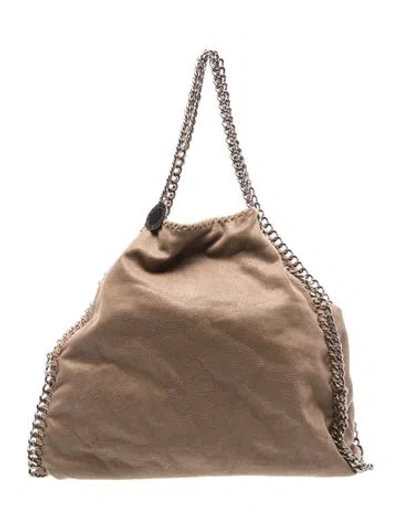 Pre-owned Stella Mccartney Suede Top Handle Bag In Brown