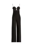 Stella Mccartney Broderie Anglais Flared-leg Jumpsuit