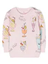 Stella Mccartney Summer Cocktail Sweatshirt In Pink