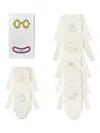 Stella Mccartney Sun-embroidered Bodysuit In White