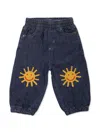 Stella Mccartney Cotton Chambray Pants In Blue