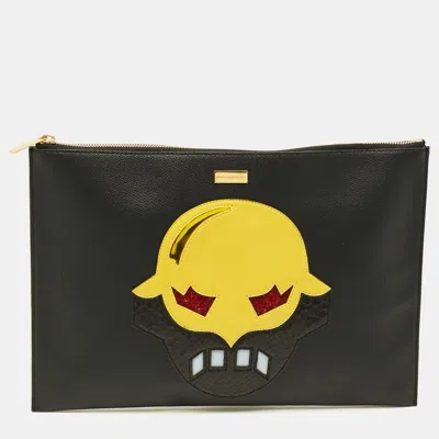 Pre-owned Stella Mccartney Super Hero Multicolor Faux Leather Clutch