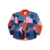 Stella Mccartney Patchwork Denim Bomber Jacket In Multicolor