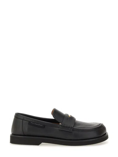 Stella Mccartney Sustainable Recycled Cotton Loafers For Women In Black