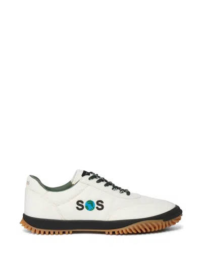 Stella Mccartney S-wave Sport Sos Sneakers In Neutral