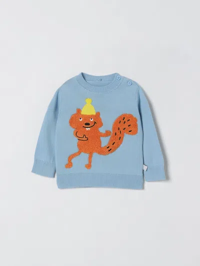 Stella Mccartney Babies' Sweater  Kids Kids Color Gnawed Blue In Animal Print
