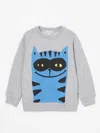 Stella Mccartney Cat Graphic Sweatshirt In Grau