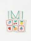 Stella Mccartney Kid - Crochet Top In Multicolor