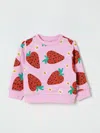 Stella Mccartney Strawberry Print Sweatshirt In Pink