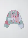Stella Mccartney Patchwork-panelled Cardigan In Multi