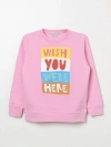 STELLA MCCARTNEY SWEATER STELLA MCCARTNEY KIDS KIDS COLOR PINK,F27422010