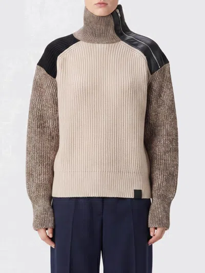 Stella Mccartney Altermat Colour-block Wool Sweater In Neutral