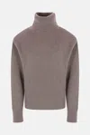 Stella Mccartney Sophisticated High-neck Pullover With Padded Shoulders