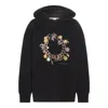 Stella Mccartney Black Cotton Sweatshirt In Black