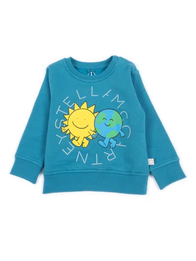 Stella Mccartney Babies' Sweatshirt In Blue