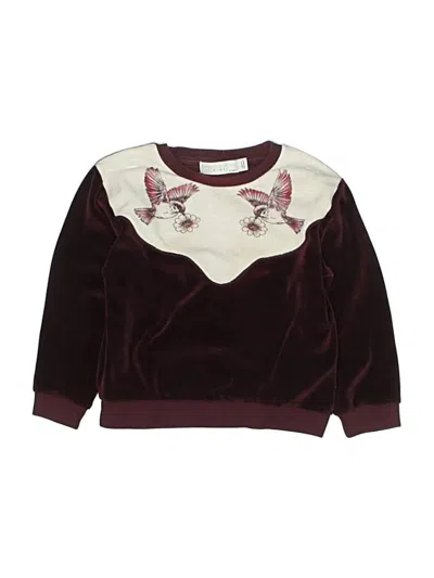 Pre-owned Stella Mccartney Kids'  Sweatshirt In Burgundy