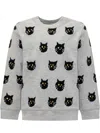 Stella Mccartney Sweatshirt In Grigio Med.mel./multi