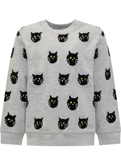 Stella Mccartney Kids' Sweatshirt In Grigio Med.mel./multi