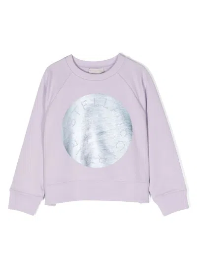 Stella Mccartney Kids' Sweatshirt In Lilac