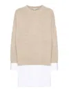 Stella Mccartney Sweatshirt In Sand