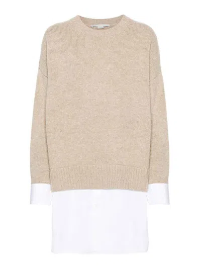 Stella Mccartney Sweatshirt In Sand