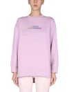 Stella Mccartney Stella Mc Cartney Lilac Cotton Sweatshirt
