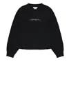 Stella Mccartney Embroidered Fleece Top In Black