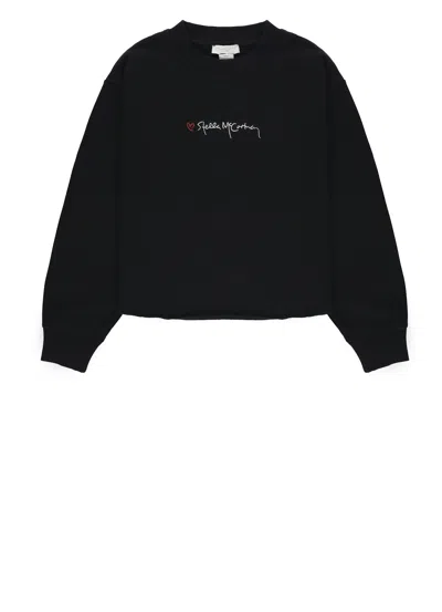 STELLA MCCARTNEY SWEATSHIRT WITH EMBROIDERY