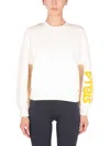 Stella Mccartney Sweatshirt With Logo In Neutral