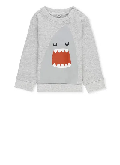 Stella Mccartney Babies' Sweatshirt With Print In Grey