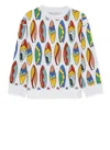 Stella Mccartney Colorful Sweatshirt In White