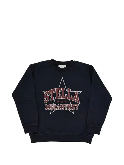 Stella Mccartney Kids' Sweatshirt With Star Sweatshirt In Black
