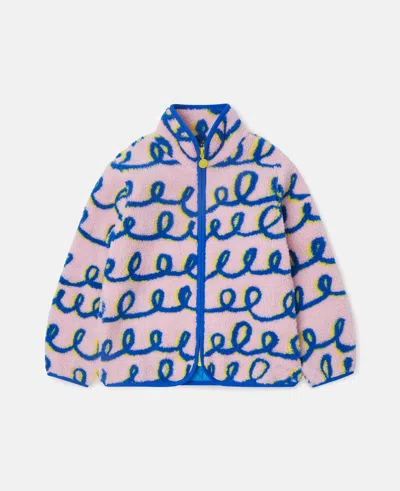 Stella Mccartney Kids' Swirling Pattern Fleece In Pink