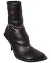 Stella Mccartney Syder Square-toe Bootie In Black