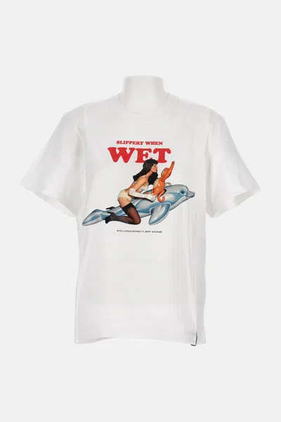 Stella Mccartney T-shirt Collaboration With Jeff Koons In White