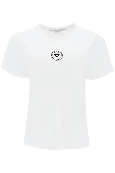 Stella Mccartney T Shirt Iconic Mini Heart In White