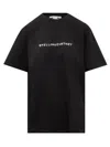 Stella Mccartney Iconic Glitter T-shirt In Black