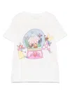 Stella Mccartney Fairy-print Short-sleeve Cotton T-shirt 5-10 Y In Ivory
