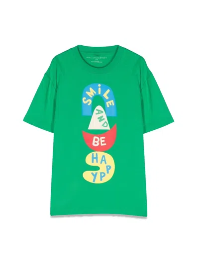 Stella Mccartney Kids' T-shirt M/c In Green