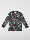 Stella Mccartney Printed Tech Jersey Base Layer Top In Schwarz
