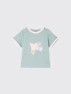 Stella Mccartney T-shirt  Kids Kids Color Gnawed Blue In Black