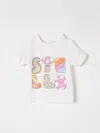 Stella Mccartney Printed Cotton Jersey T-shirt In White