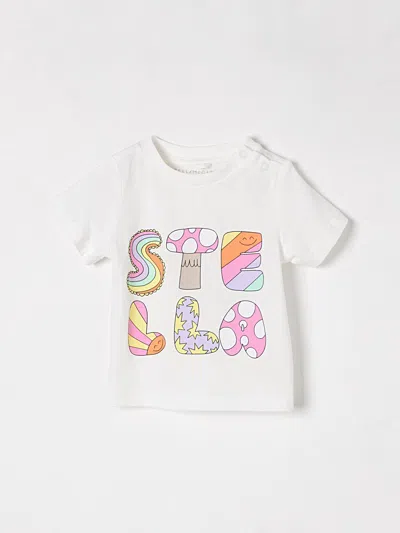 Stella Mccartney Printed Cotton Jersey T-shirt In White